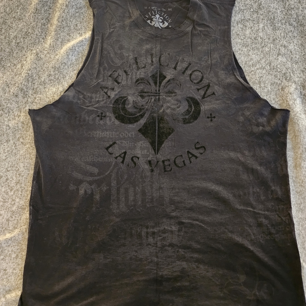 Affliction cut off t shirt